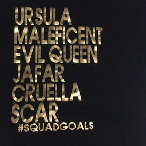 Disney Villain SQUAD GOALS shirt